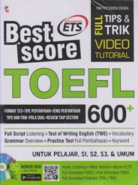 Best score TOEFL