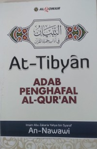 AT-TIBYAN : Adab penghafal Al-Qur'an.