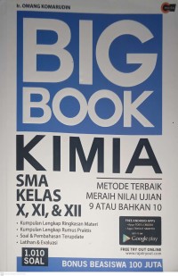Big Book Kimia SMA Kls X, XI & XII