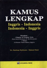 KAMUS LENGKAP Ingris-Indonesia   Indonesia-Inggris